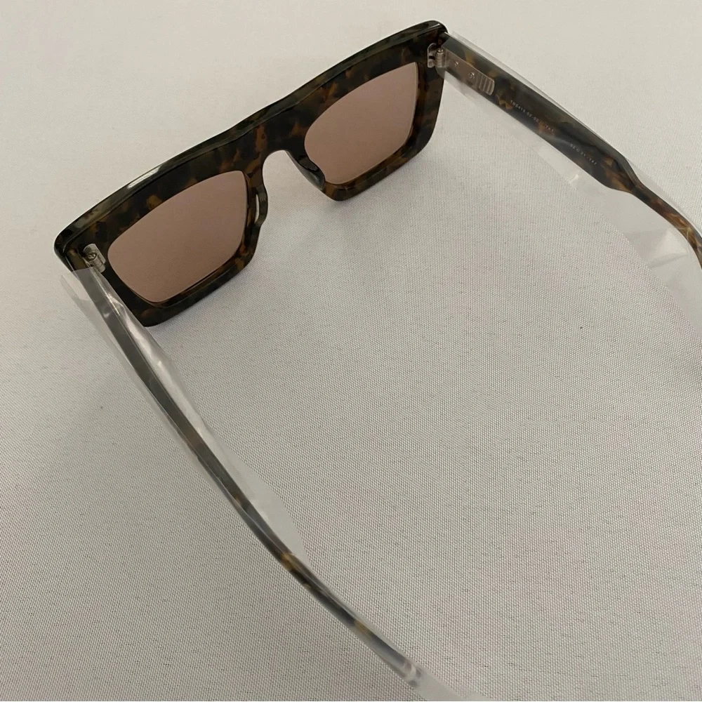 Thom Browne Womens Sunglasses 52mm Square 100% UV Protection Tortoise Luxury NWT